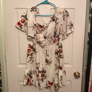 NWT Floral Romper 3x